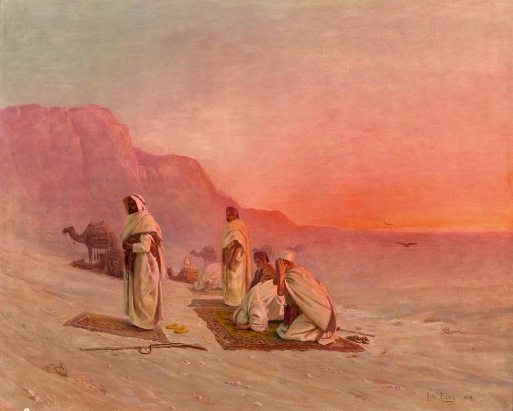 Preghiera nel deserto. 1898